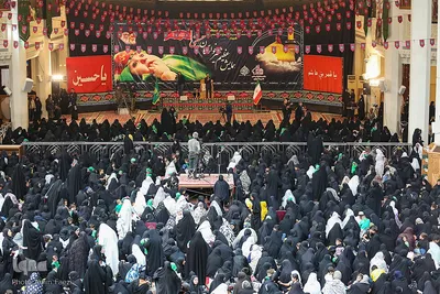 مراسم شیرخوارگان در حرم مطهر شاهچراغ(ع)