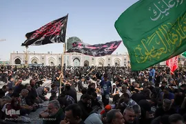 عزاداری شهادت امام رضا(ع) در حرم مطهر رضوی