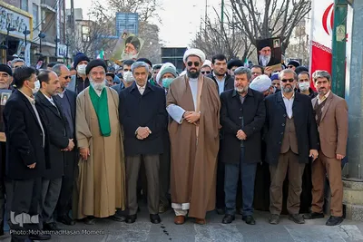 راهپیمایی مردم همدان‎‎