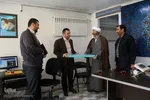 بازدید مسئول دفتر نمایندگی ولی‌فقیه در سپاه روح‌الله استان از ایکنا مرکزی/عکاس:زهرا بهرامی