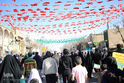 راهپیمایی یوم الله ۲۲ بهمن در یزد