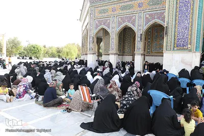 مراسم دعای عرفه در امامزاده طاهر(ع) کرج