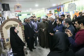 مراسم افتتاحیه نمایشگاه‌های مدرسه انقلاب 