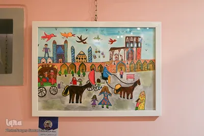 نقاشی‌های پوپک مهمان کودکان و نوجوانان اصفهانی