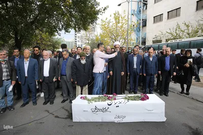 تشییع پیکر زنده‌یاد دکتر محمدعلی اسلامی ندوشن در دانشگاه تهران