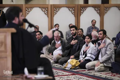 عزاداری‌ شب شهادت‌ امام‌ رضا(ع) در حرم مطهر شاهچراغ (ع)‎