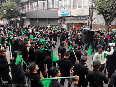 مراسم "محفل اشک"ویژه تاسوعای حسینی در اهر