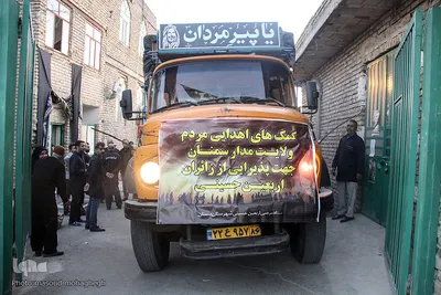 عزام موكب مردمي لبيك يا حسين(ع) سمنان براي خدمت رساني به زائران اربعين
