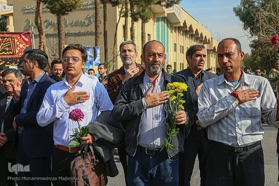 آیین استقبال از کاروان اهالی بهشت در دانشگاه‌های اصفهان و علوم پزشکی