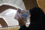 مراسم دعای عرفه در مسجد بزرگ خوزان خمینی‌شهر