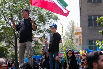 تشییع پیکر ۶۰ شهید اقتدار در تهران