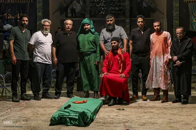 تعزیه حسینیه اعظم برغان