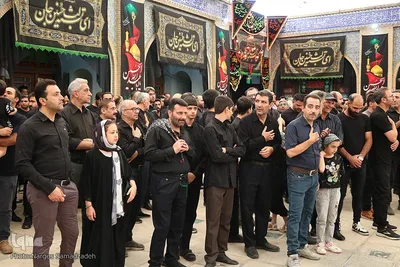 سوگواری تاسوعای حسینی در هارونیه اصفهان