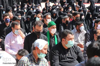 مراسم اربعین حسینی در آستان مقدس شهدای باقریه بیرجند