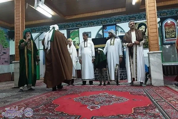 هشتمین شب از برگزاری چهاردهمین سوگواره تعزیه «غریب» شهرستان نور