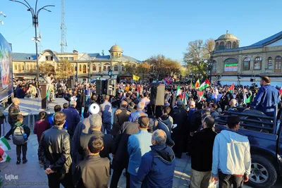 جشن مردم همدان در حمایت از اقدامات سپاه پاسداران‎