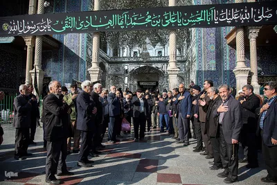 دسته های عزاداری در سوگ شهادت امام هادی(ع)