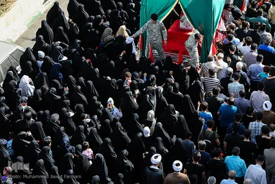 تشییع شهید مدافع حرم علی سلطان مرادی