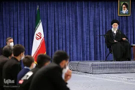 دیدار رهبر معظم انقلاب با خانواده شهدای حادثه‌ تروریستی شاهچراغ(ع) شیراز