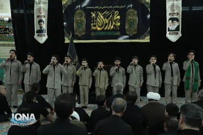 سوگ رضوی در حرم مطهر امامزاده علی بن جعفر(ع) قم