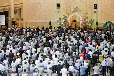 نماز عید قربان در شاهچراغ