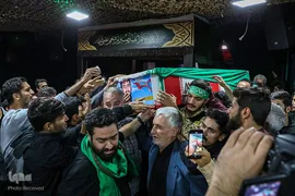 وداع با پیکر شهید «آرمان علی‌وردی» در معراج شهدای تهران