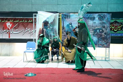 تعزیه خوانی در میدان جانباز مشهد