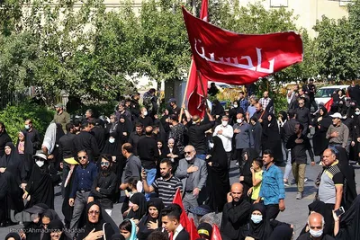 آیین پیاده‌روی جاماندگان اربعین حسینی در شیراز