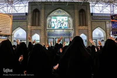 مراسم معنوی اعمال ام داود در حرم عبدالعظیم الحسنی(ع)