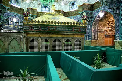 آستان منور حضرت معصومه(س) در شب میلاد کریم اهل بیت، امام حسن(ع)