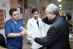 عیادت استاندار آذربایجان شرقی از مجروحان جنگ رمضان