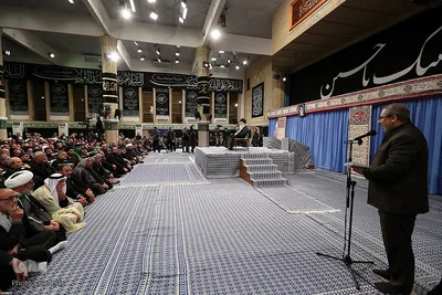 دیدار جمعی از موکب‌داران عراقی با رهبر انقلاب