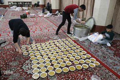 آیین معنوی اعتکاف در مصلی کرج
