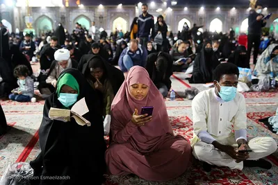 مراسم احیاء شب نوزدهم ماه رمضان در حرم مطهر رضوی
