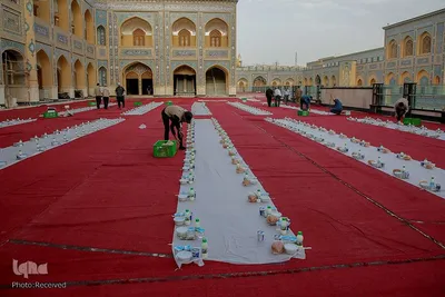 افطار حرم امام علی