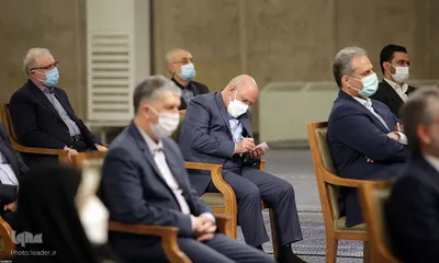 آخرین دیدار رئیس‌جمهور و هیئت دولت دوازدهم با رهبر انقلاب