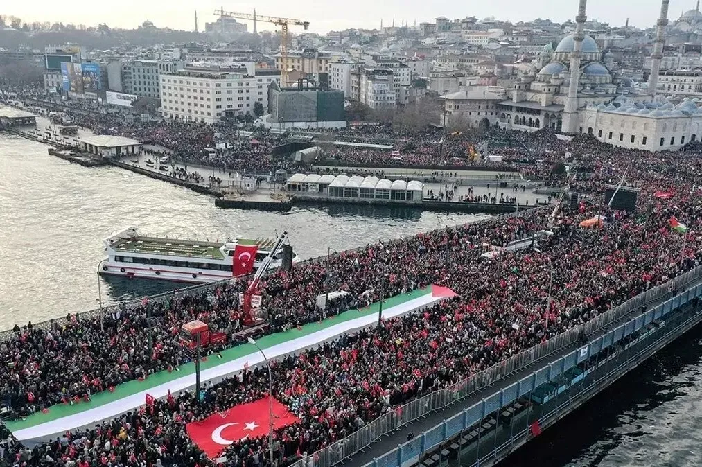 Türkiye'de Gazze için büyük yürüyüş düzenlenecek