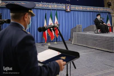 دیدار فرماندهان و کارکنان نیروی هوایی ارتش با رهبر انقلاب