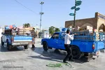 ارسال اقلام مورد نیاز سیل زدگان از آستان علی بن مهزیار(ع) اهواز