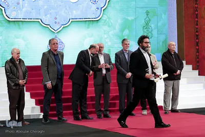 سعید ملکان در مراسم اختتامیه سی و ششمین جشنواره فیلم فجر