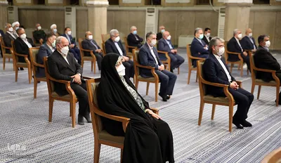 آخرین دیدار رئیس‌جمهور و هیئت دولت دوازدهم با رهبر انقلاب