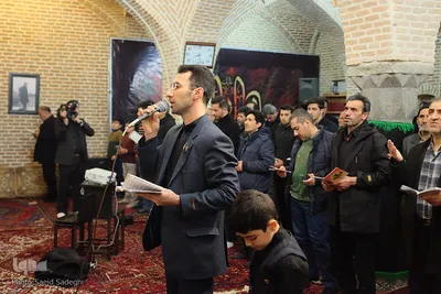 مراسم بزرگداشت شهید سپهبد حاج قاسم سلیمانی در مسجد شهید صدوقی تبریز