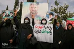 مراسم تشییع پیکر مطهر روحانی شهید مدافع امنیت در شیراز