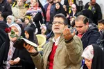 مراسم تحویل سال نو درگلستان شهدای اصفهان