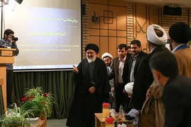 آیت‌الله سیدمصطفی محقق داماد، رئیس گروه علم و عضو پیوسته فرهنگستان علوم ایران در نشست علمی جستاری در روایات طبی در پرتو ملاحظات فقهی-اصولی