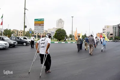 کاروان زائران پیاده امام رضا(ع)