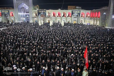 شام غریبان شهادت امام رضا(ع) در حرم مطهر رضوی