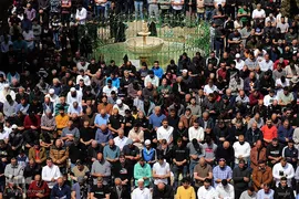اولین نماز جمعه مسجدالاقصی در ماه مبارک رمضان