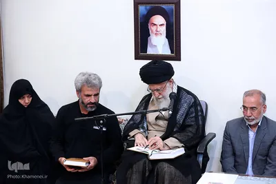 دیدار خانواده شهید محسن حججی با رهبر انقلاب