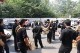دمام‌زنی هیئت شباب اهل‌البیت(ع) با هدف ترویج نذر اهدای خون + عکس